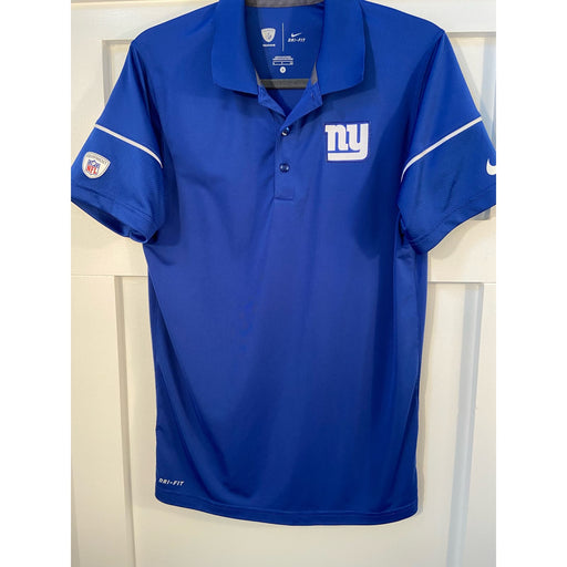 Nike Small / Blue New York Giants Polo Shirt by Nike Dri-Fit - Size S * MTS06