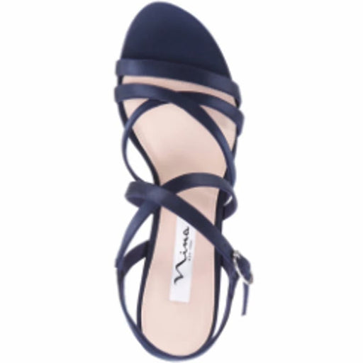 Nina 8.5 / Navy Blue / Satin NINA Genaya New Navy Luster Satin 8.5