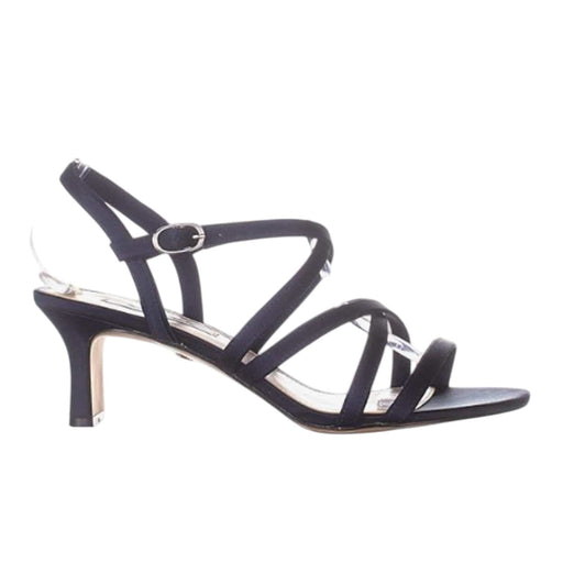 Nina Shoes NINA Genaya Women’s New Navy Luster Heels with Adjustable Ankle Strap Size 9.5 M