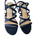 Nina Shoes NINA Genaya Women’s New Navy Luster Heels with Adjustable Ankle Strap Size 9.5 M