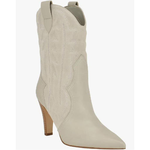 Nine West 11 / Ivory / Suede Nine West Women's ALAMA Western Boot, Cream 150, Size 11