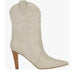 Nine West 11 / Ivory / Suede Nine West Women's ALAMA Western Boot, Cream 150, Size 11