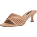 Nine West 9.5 / nude NINE WEST Women's Azala Square Toe Slip-On Dress Sandals: Elevate Your Style