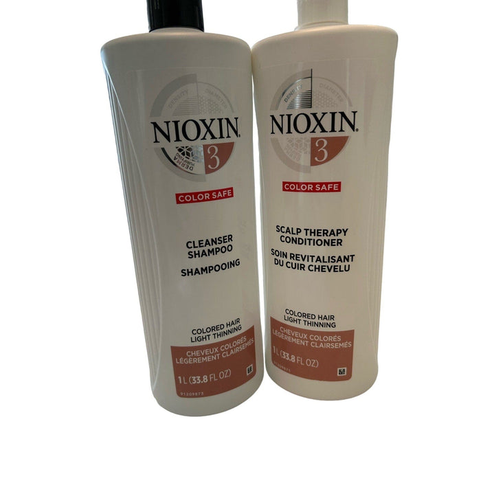 Nioxin Nioxin System 3 Cleanser & Scalp Therapy Duo - 33.8 oz Shampoo & Conditioner