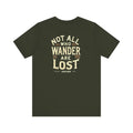 Lost Unisex Dark Olive Green Classic T-Shirt with Vintage Graphic