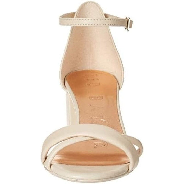 Nude Shoes 9 / White Ted Baker Women's Crisscross Block-Heel Sandals Elevate Your Style! SZ 9/39.5