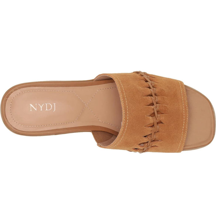 NYDJ 8 / Brown NYDJ Women's Wedge Pump | Size 8 | Suede | Color: Cognac | MSRP $130