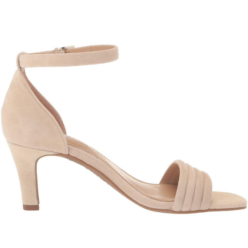 NYDJ shoes 9 / beige Elevate Your Denim: NYDJ Ankle Strap Pump in Sand Suede sz 9 womens shoes