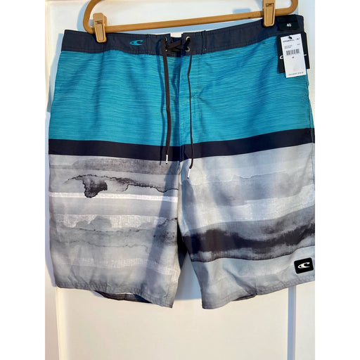 O'Neill ONEILL striped swim trunks boys shorts SZ 40 MS20