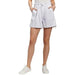 OAK Large / White O A T NEW YORK Women's High Rise Denim * Elastic Waist Shorts - Size Large w1636