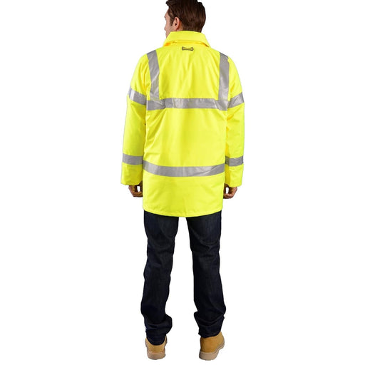 OccuNomix 3XL / Yellow OccuNomix Insulated Safety Jacket - Men's 3XL, ANSI Class 3, Yellow, 36in Length