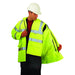 OccuNomix 3XL / Yellow OccuNomix Insulated Safety Jacket - Men's 3XL, ANSI Class 3, Yellow, 36in Length