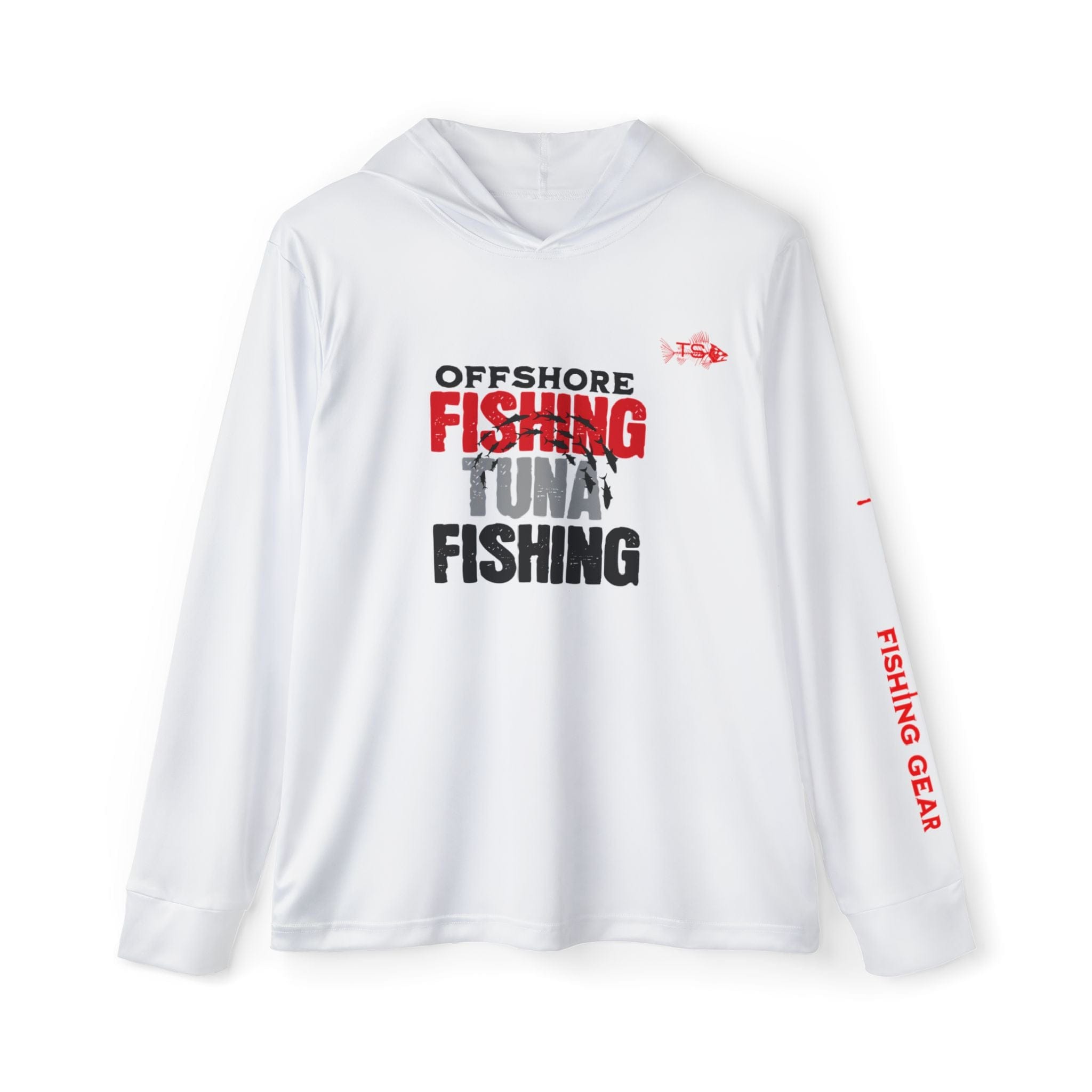 Offshore Tuna Fishing Unisex Performance Hoodie, 100% Polyester, Moisture - Wicking Activewear - Triniskies