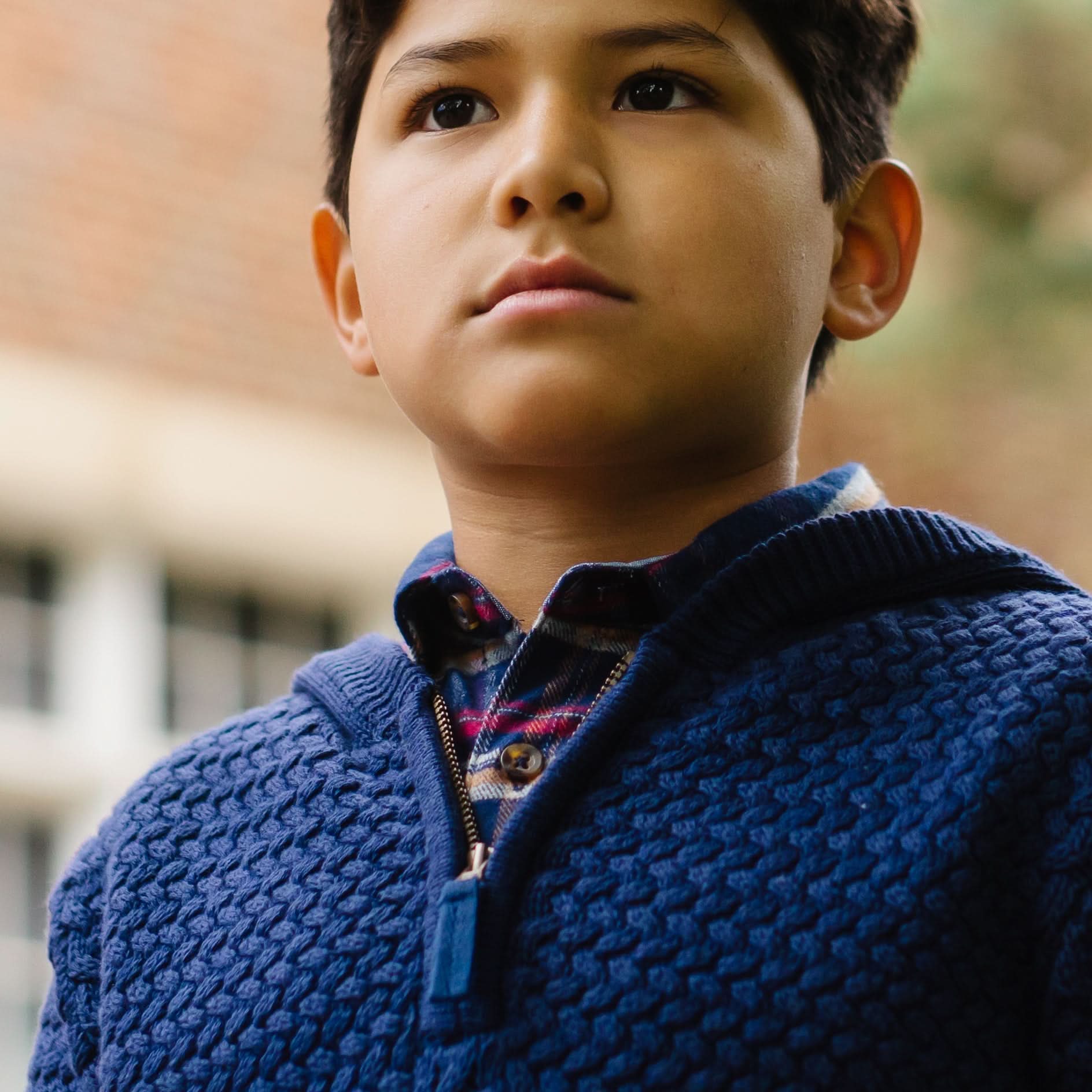 Organic Cotton Half Zip Hoodie Sweater for Boys – Hope & Henry - Triniskies