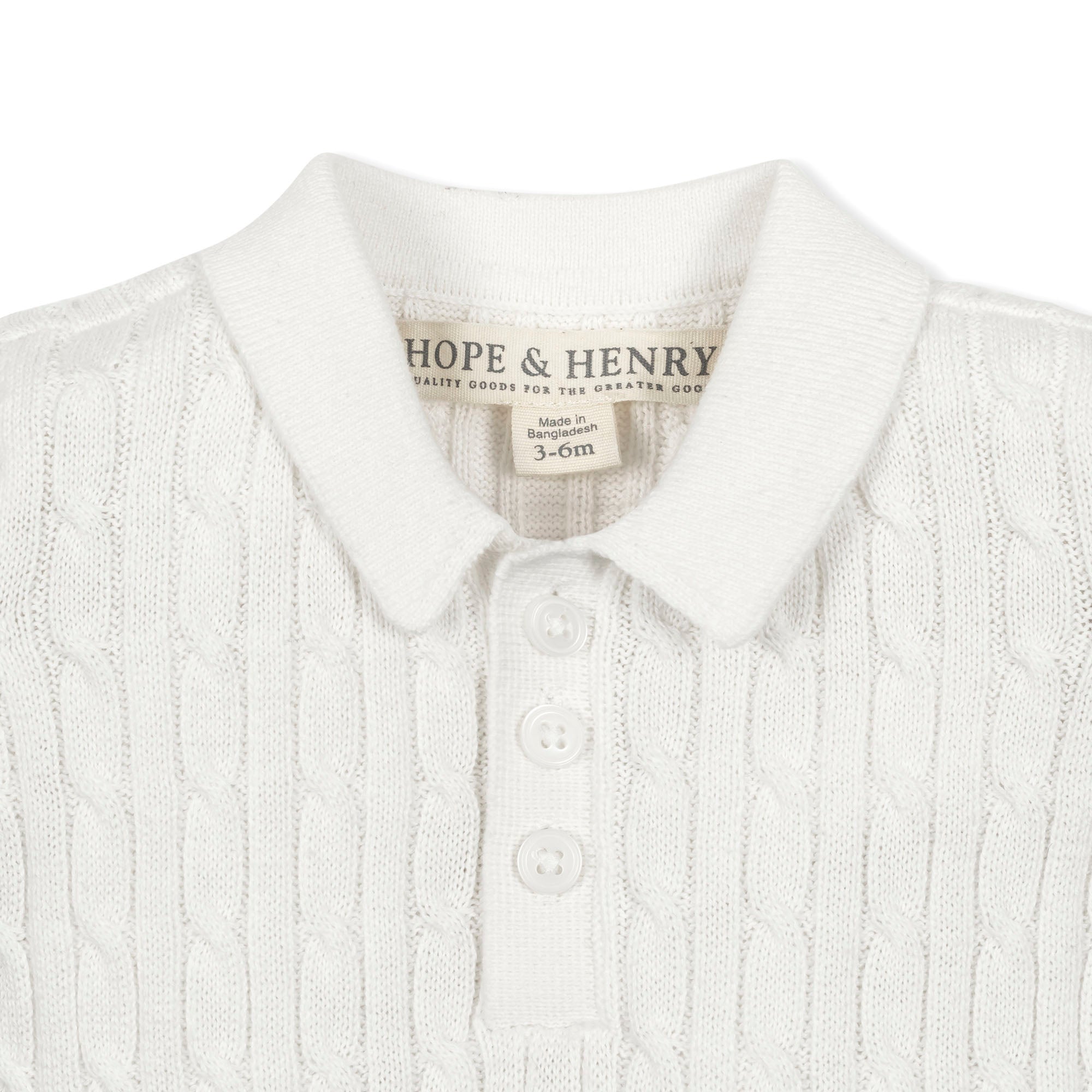 Organic Shortie Cable Knit Sweater Romper – Baby & Toddler - Triniskies