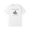 White Oshino Hakkai Japan pagoda graphic tee – Japanese culture travel shirt unisex