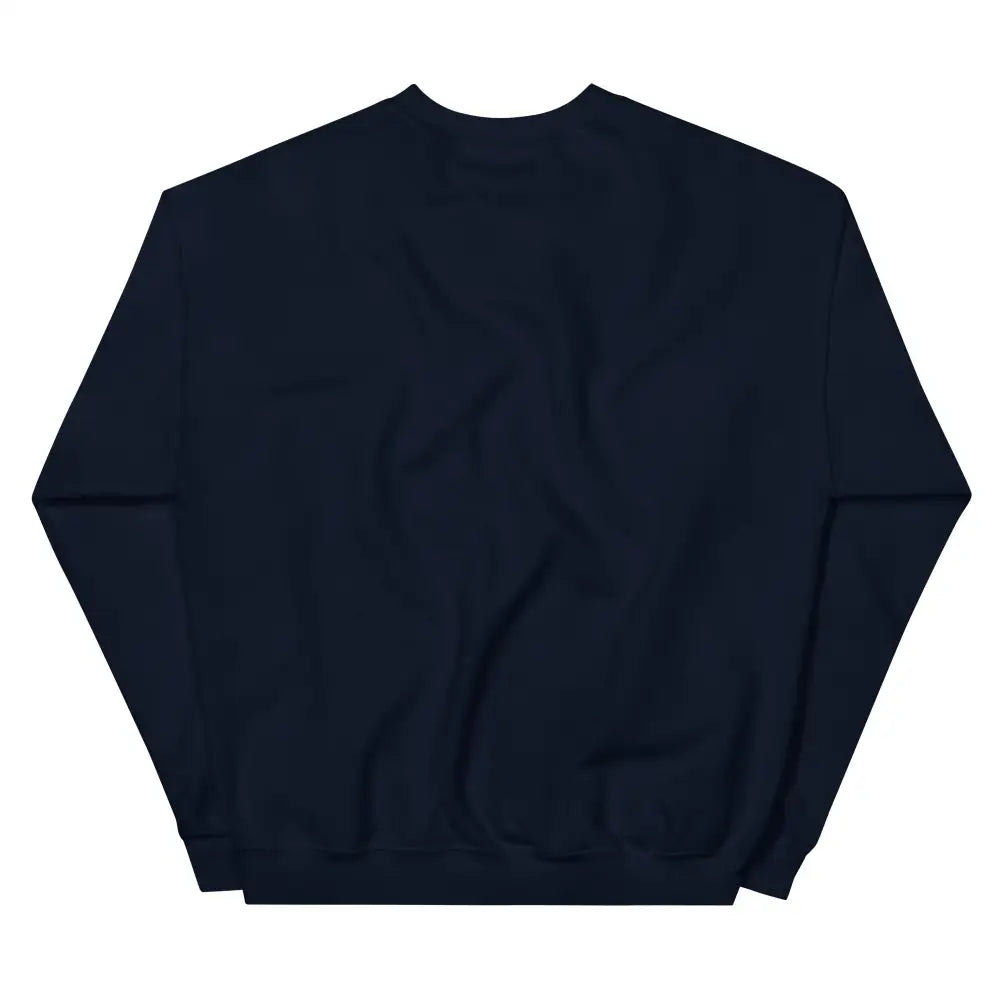 Dark blue Otter Couple Embroidered Crewneck sweatshirt