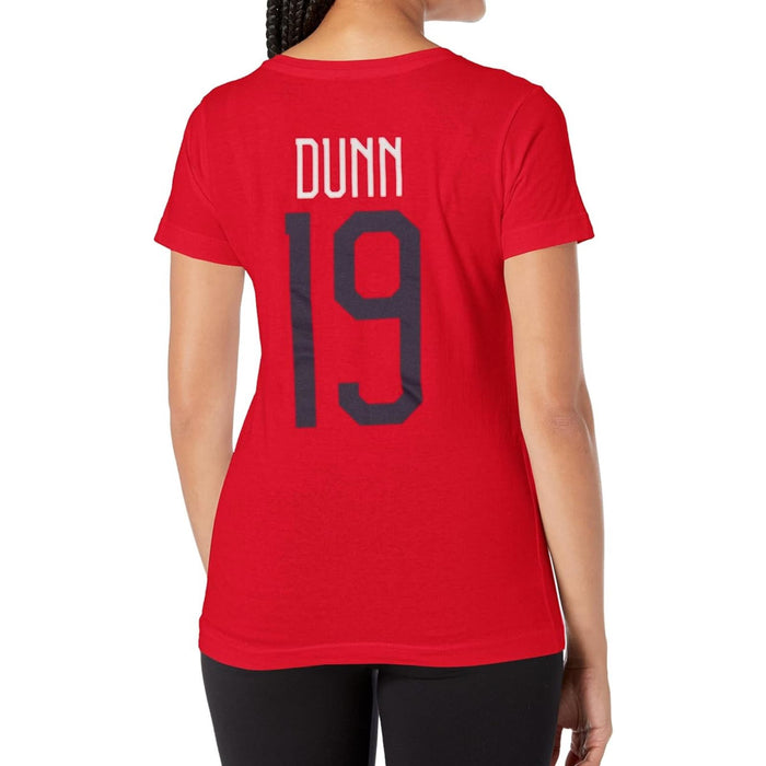 Outerstuff Medium / Red "Women's USA National Team Dunn 19 Tee Youth M"