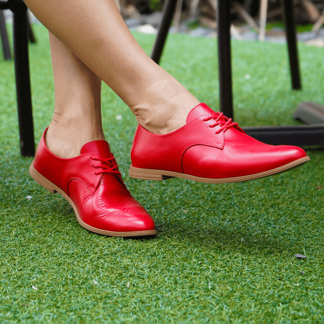 Oxford Shoes + Crossbody Bag Bundle - Women's Leather Set by Womads - Triniskies