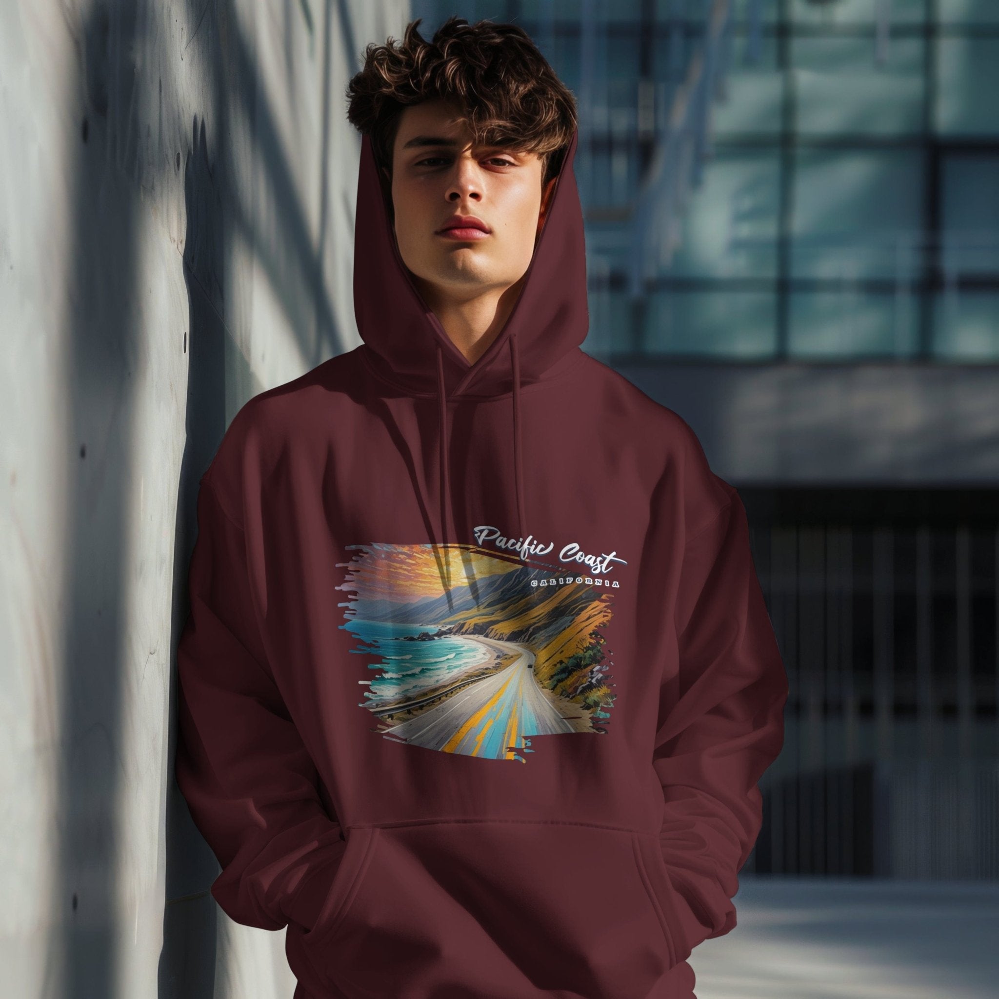 Pacific Coast Highway California Hoodie Embrace Coastal Adventure in Style! - Triniskies