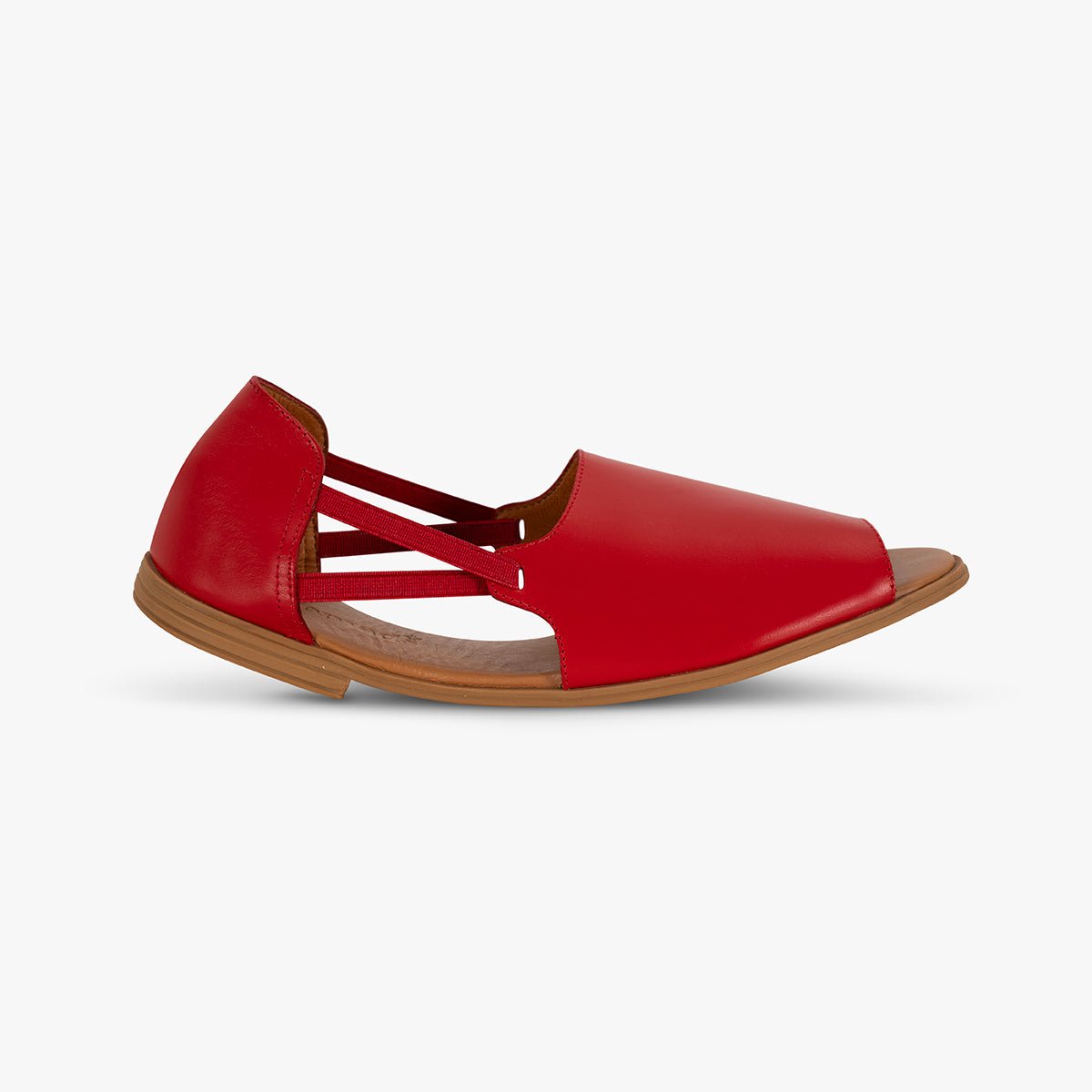 Peep Toe Sandals + Crossbody Bag Bundle - Women's Leather Set by Womads - Triniskies