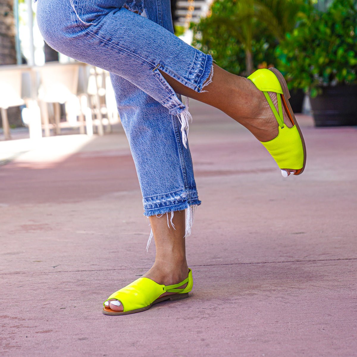 Peep Toe Sandals + Crossbody Bag Bundle - Women's Leather Set by Womads - Triniskies