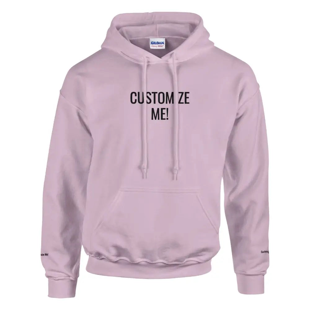 Light purple Gildan custom family vacation graphic hoodie