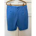 PGA Tour 34 / Blue PGA Tour Men's Blue Golf Shorts - Size 34, Flat Front Chino Style MS15