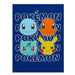 Pokemon XL(14/16 / Blue Pokemon Boys Graphic Four Heads T-Shirt, Size XL K42 *