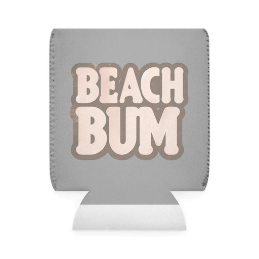 Printify Accessories White / One size Beach Bum Can Cooler Sleeve Chill in Style with Your Own Beverage Holder Great Gift, Beach Lovers, Nature, Wife Gift Daughter Gift, Dad Gift