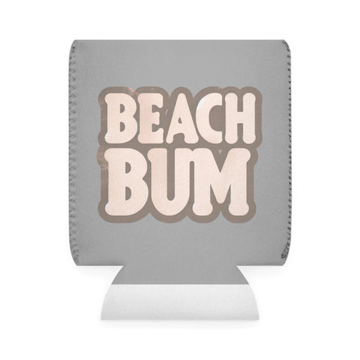 Printify Accessories White / One size Beach Bum Can Cooler Sleeve Chill in Style with Your Own Beverage Holder Great Gift, Beach Lovers, Nature, Wife Gift Daughter Gift, Dad Gift