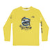 Printify All Over Prints S Yellowfin Tuna Fishing Long Sleeve Shirt, Unisex 100% Polyester Performance Gear (YELLOW)