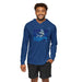 Printify All Over Prints TS Sport Fishing Unisex Performance Hoodie, 100% Polyester, Moisture-Wicking Activewear.