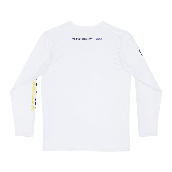 Printify All Over Prints Yellowfin Tuna Fishing Long Sleeve Shirt, Unisex 100% Polyester Performance Gear