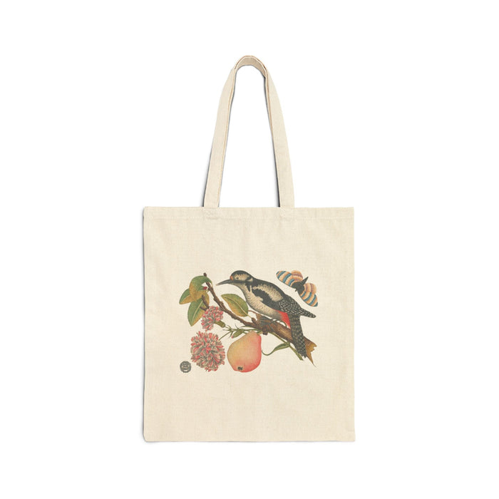 Printify Bags Natural / 15" x 16" Serenity in Bloom Nature's Companions Cotton Canvas Tote Bag Great Gift, Beach Bag, Reusable bag, Shopping Bag, Durable Tote Bag