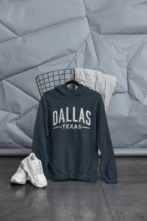 Printify Hoodie Dallas Texas Unisex Heavy Blend Hooded Sweatshirt Warm & Stylish Hoodie Great Gift