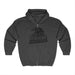 Printify Hoodie Dark Heather / S BALTIMORE ZIP UP Unisex Heavy Blend™ Full Zip Hooded Sweatshirt