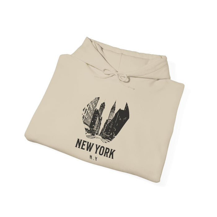 Printify Hoodie New York City, N.Y. Hoodie Comfortable Casual Travel & Outdoor Sweatshirt