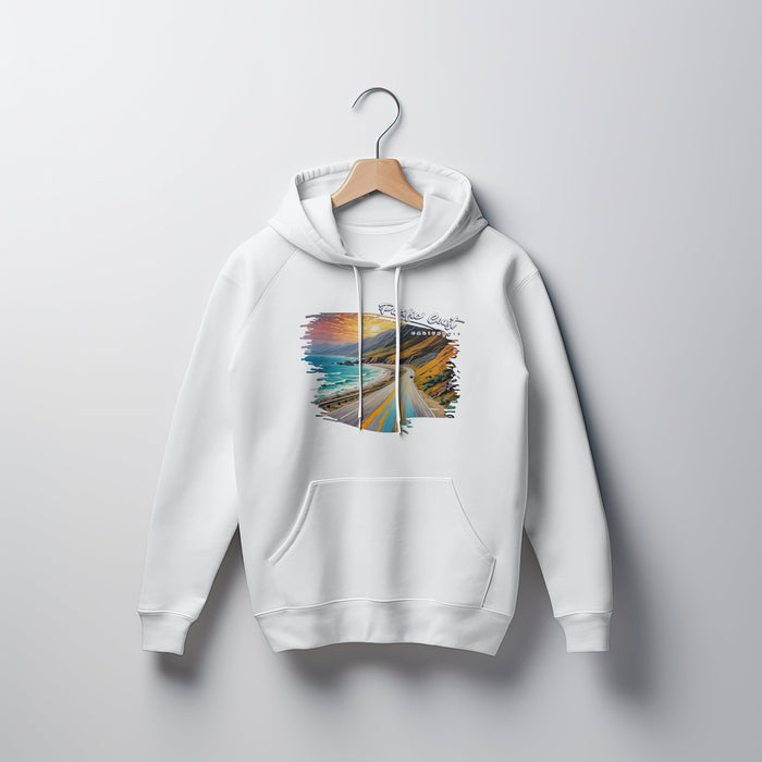 Printify Hoodie Pacific Coast Highway California Hoodie  Embrace Coastal Adventure in Style!