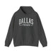 Printify Hoodie S / Dark Heather Dallas Texas Unisex Heavy Blend Hooded Sweatshirt Warm & Stylish Hoodie Great Gift