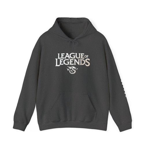 Printify Hoodie S / Dark Heather LEAGUE 3 Unisex Heavy Blend™ Hooded Sweatshirt