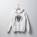 Printify Hoodie Valor Skull Hoodie  Embrace Your Inner Warrior in Style!