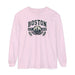 Printify Long-sleeve Blossom / S Boston Graphic Long Sleeve T-Shirt  Classic City Style