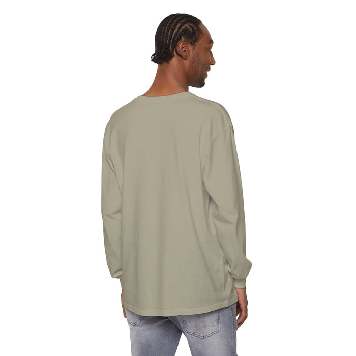 Printify Long-sleeve SANDSTORM Unisex Garment-dyed Long Sleeve T-Shirt