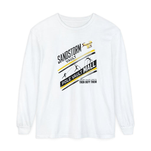 Printify Long-sleeve White / S SANDSTORM Unisex Garment-dyed Long Sleeve T-Shirt