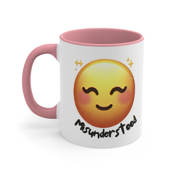 Printify Mug Pink / 11oz Great Gift Idea Misunderstood Accent Coffee Mug - 11oz - Quirky Gift for Coffee Lovers Coffee Lovers Humor Mug