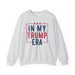 Printify Sweatshirt Ash / S In My Trump Era Make America Great Again Political Pride Unisex Heavy Blend™ Crewneck Sweatshirt