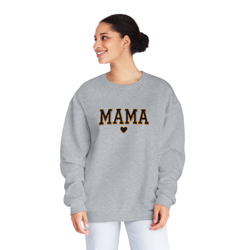 Printify Sweatshirt Athletic Heather / S Mama Varsity Retro Graphic Crewneck Sweatshirt – Classic Style for Every Season