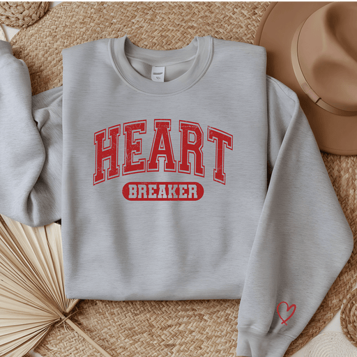 Printify Sweatshirt Heartbreaker Unisex Graphic Sweatshirt Trendy and Comfortable Statement Pullover