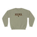 Printify Sweatshirt Khaki / S Mama Varsity Retro Graphic Crewneck Sweatshirt – Classic Style for Every Season